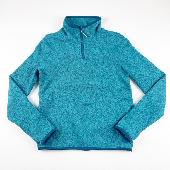 Ivivva Tonic Teal/Islander Hold Your Warmth Pullover 10 - Picture 1 of 5